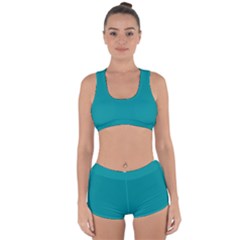 Viridian Green	 - 	Racerback Boyleg Bikini Set