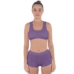 Viola Purple	 - 	racerback Boyleg Bikini Set by ColorfulSwimWear