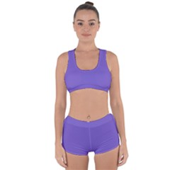 Purple Sage Bush	 - 	racerback Boyleg Bikini Set by ColorfulSwimWear