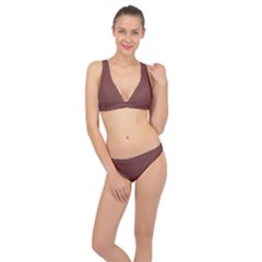 Bole Brown	 - 	classic Banded Bikini Set by ColorfulSwimWear