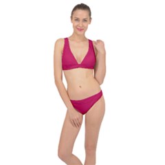 Pictorial Carmine	 - 	classic Banded Bikini Set by ColorfulSwimWear