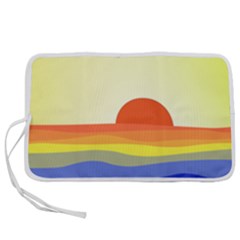 Sunset Nature Sea Ocean Pen Storage Case (s) by Ravend