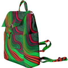 Background Green Red Buckle Everyday Backpack by Ravend