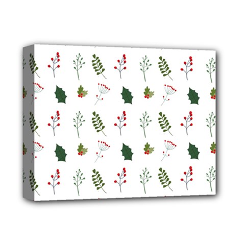 Leaves Mistletoe Plants Winter Deluxe Canvas 14  X 11  (stretched) by Ravend