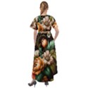 Floral Flower Blossom Bloom Flora Front Wrap High Low Dress View2