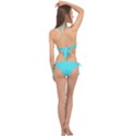 Celeste Blue	 - 	Cross Front Halter Bikini Set View2