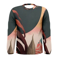 Ai Generated Leaves Foliage Plants Men s Long Sleeve Tee by Ravend