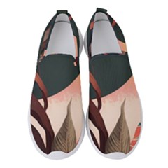 Ai Generated Leaves Foliage Plants Women s Slip On Sneakers by Ravend