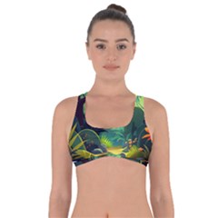 Jungle Rainforest Tropical Forest Got No Strings Sports Bra by Ravend