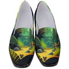 Jungle Rainforest Tropical Forest Women s Classic Loafer Heels by Ravend