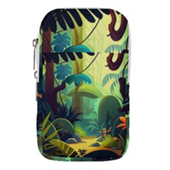 Jungle Rainforest Tropical Forest Waist Pouch (small) by Ravend