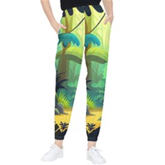 Jungle Rainforest Tropical Forest Tapered Pants by Ravend