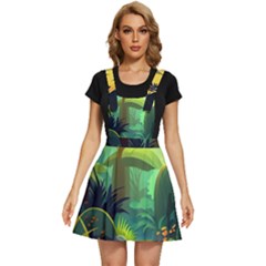 Jungle Rainforest Tropical Forest Apron Dress by Ravend