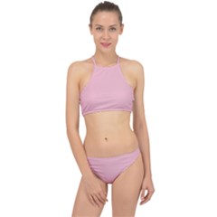 Crepe Pink	 - 	Racer Front Bikini Set