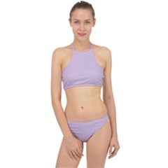 Thistle Purple	 - 	racer Front Bikini Set by ColorfulSwimWear