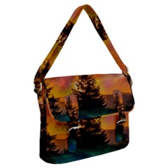 Tree Nature Landscape Fantasy Buckle Messenger Bag by Ravend