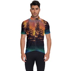 Tree Nature Landscape Fantasy Men s Short Sleeve Cycling Jersey