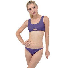 Cyber Grape Purple	 - 	the Little Details Bikini Set by ColorfulSwimWear