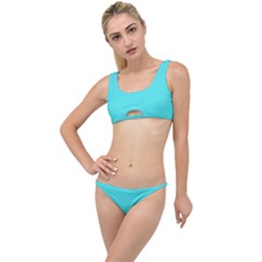 Celeste Blue	 - 	the Little Details Bikini Set by ColorfulSwimWear