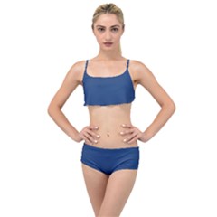 True Blue	 - 	layered Top Bikini Set by ColorfulSwimWear