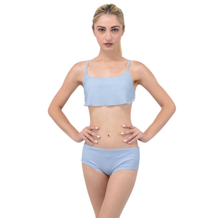 Angel Blue	 - 	Layered Top Bikini Set