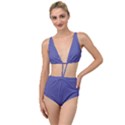 Blue Iris	 - 	Tied Up Two Piece Swimsuit View1