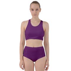 Byzantine Purple	 - 	racer Back Bikini Set by ColorfulSwimWear