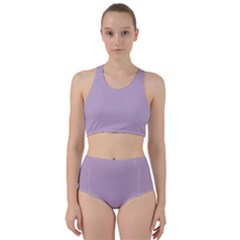 Wisteria Purple	 - 	racer Back Bikini Set by ColorfulSwimWear