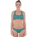 Celadon Green	 - 	Cross Back Hipster Bikini Set View1