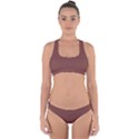 Bole Brown	 - 	Cross Back Hipster Bikini Set View1