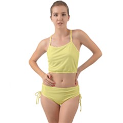 Daffodil Yellow	 - 	mini Tank Bikini Set by ColorfulSwimWear