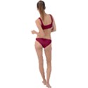 Burgundy Red	 - 	Ring Detail Crop Bikini Set View2