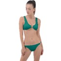 Spanish Viridian Green	 - 	Ring Detail Crop Bikini Set View1