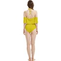 Corn Yellow	 - 	Halter Flowy Bikini Set View2