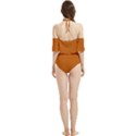 Ginger Orange	 - 	Halter Flowy Bikini Set View2