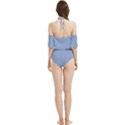 Serenity Blue	 - 	Halter Flowy Bikini Set View2