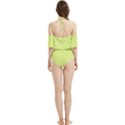 Mindaro Green	 - 	Halter Flowy Bikini Set View2