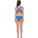 Bright Navy Blue	 - 	Low Cut Ruffle Edge Bikini Set View4