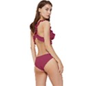 Big Dip Ruby Red	 - 	Low Cut Ruffle Edge Bikini Set View3