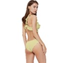 Yellow Iris	 - 	Low Cut Ruffle Edge Bikini Set View3