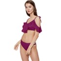 Plum Pie	 - 	Ruffle Edge Tie Up Bikini Set View2