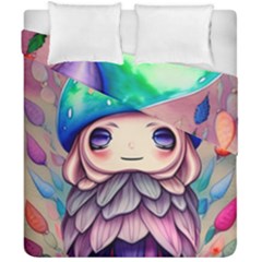 Conjuration Mushrooms Duvet Cover Double Side (california King Size) by GardenOfOphir