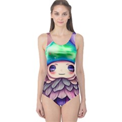 Conjuration Mushrooms One Piece Swimsuit by GardenOfOphir