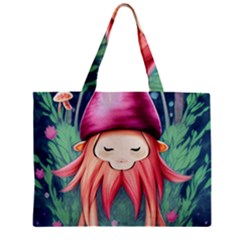 Toadstool Necromancy Mojo Zipper Mini Tote Bag by GardenOfOphir