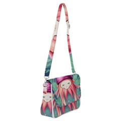 Toadstool Necromancy Mojo Shoulder Bag With Back Zipper by GardenOfOphir