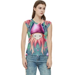 Toadstool Necromancy Mojo Women s Raglan Cap Sleeve Tee by GardenOfOphir