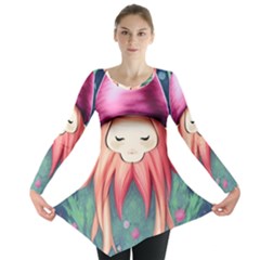 Toadstool Necromancy Mojo Long Sleeve Tunic  by GardenOfOphir