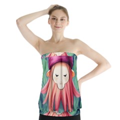 Toadstool Necromancy Mojo Strapless Top by GardenOfOphir