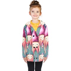 Toadstool Necromancy Mojo Kids  Double Breasted Button Coat by GardenOfOphir