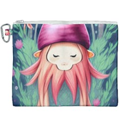 Toadstool Necromancy Mojo Canvas Cosmetic Bag (xxxl) by GardenOfOphir